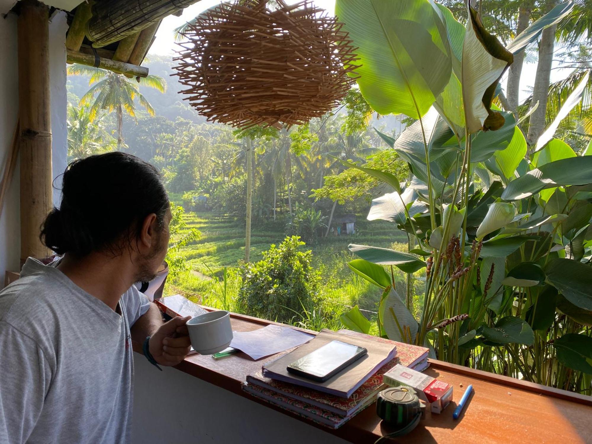 Gladak Di Uma Bali Acomodação com café da manhã Sidemen  Exterior foto